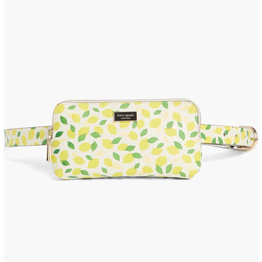 Kate Spade Crossbody Zip Top Belt Bag in Lemon Drop NWT